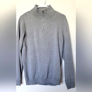 Men's fall/winter half zip sweater jacket. Size small